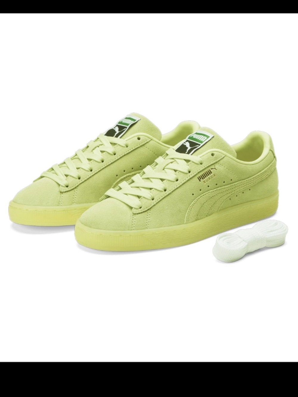 Puma Women’s Suede Classics Sneakers in Lillypad Green